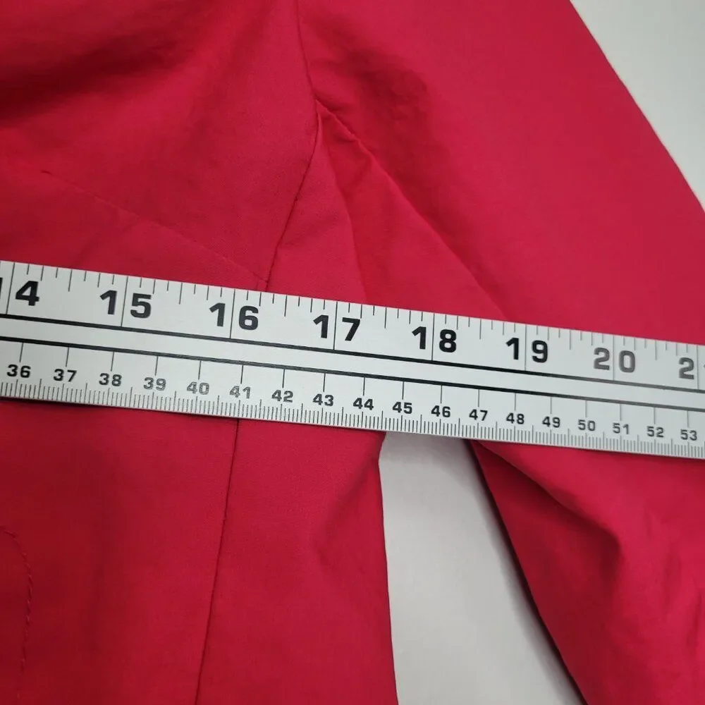 BANANA REPULIC Hot Pink Double Breasted Short Trench‎ Coat Jacket size x small